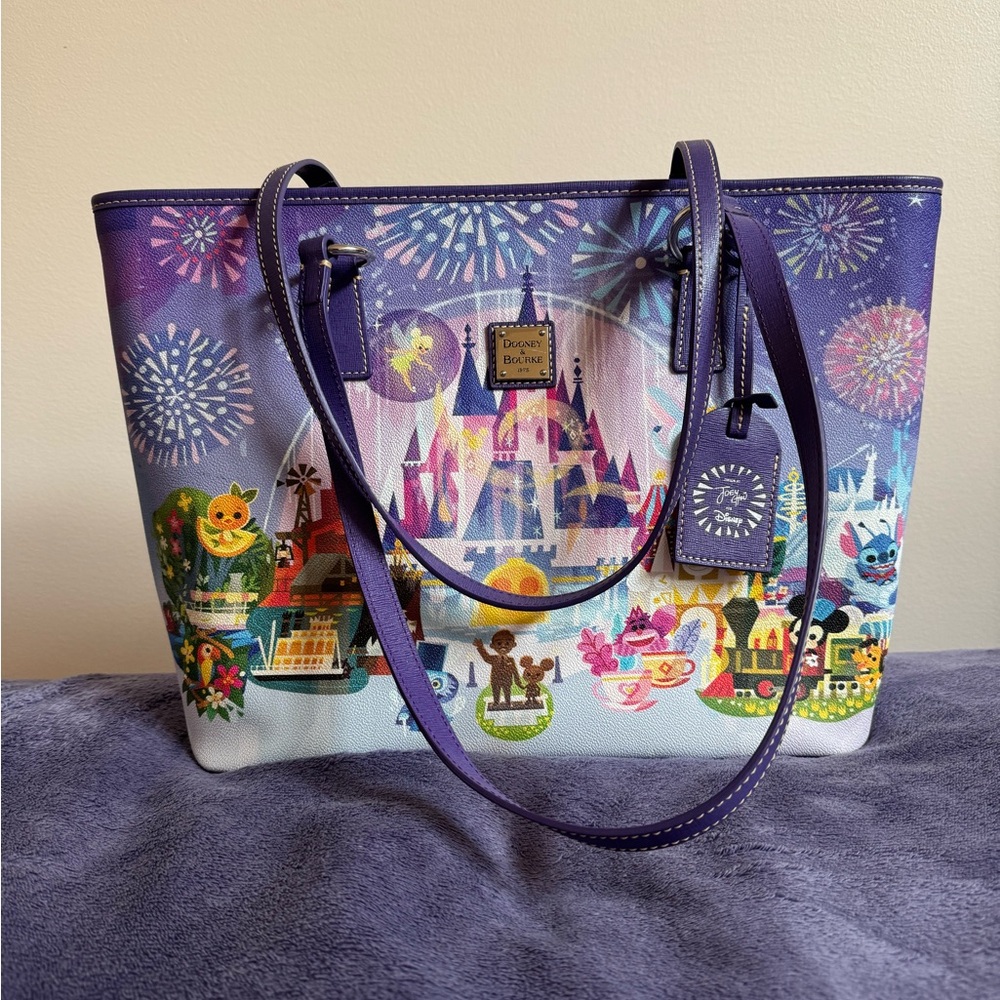 Dooney & Bourke Multicolor Disney Tote Bag & Wallet